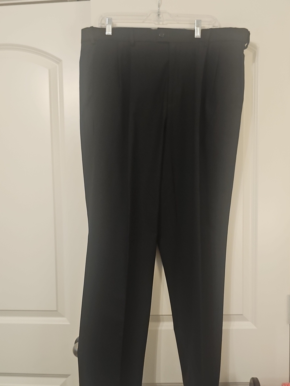 Dockers Black Classic Fit Pants with Red Trim